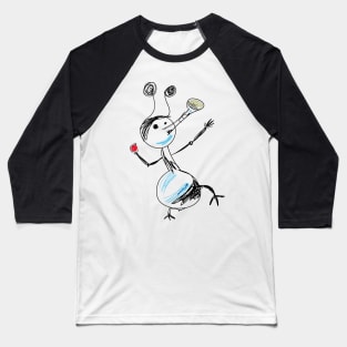 Shot Put Mascot Baseball T-Shirt